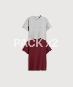 REMERA REGULAR FIT X 2