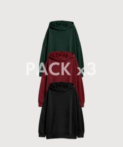 HOODIE OVERSIZE FRISADO X 3