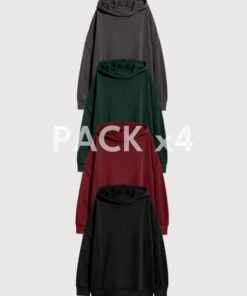 HOODIE OVERSIZE FRISADO X 4