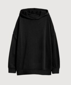 Alternative view of HOODIE OVERSIZE FRISADO + REMERA CROP X 2
