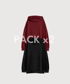 HOODIE OVERSIZE FRISADO X 2