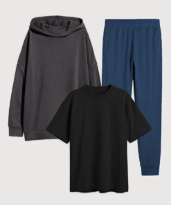 HOODIE + JOGGER + REMERA OVERSIZE