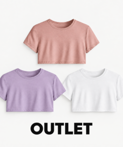REMERA BABY TEE - OUTLET- X 3